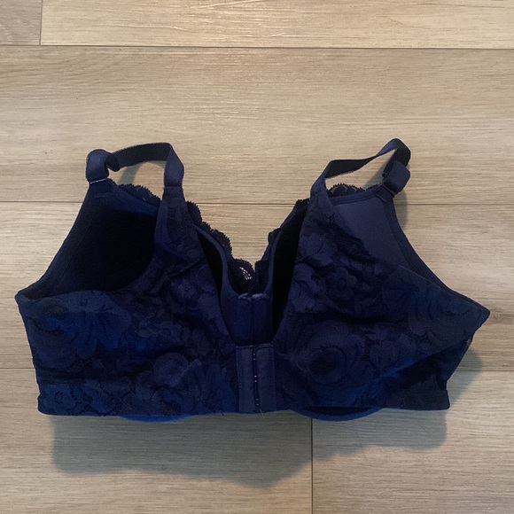 Torrid Curve Navy Lace Bra Size 40DD - Picture 3 of 4